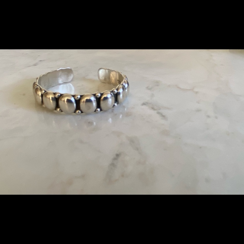 Sterling Silver Mexican Cuff Bracelet